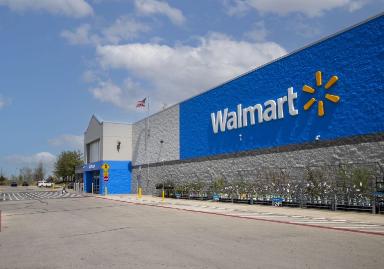Walmart shares slide as retailer gives a cautious outlook about consumer spending