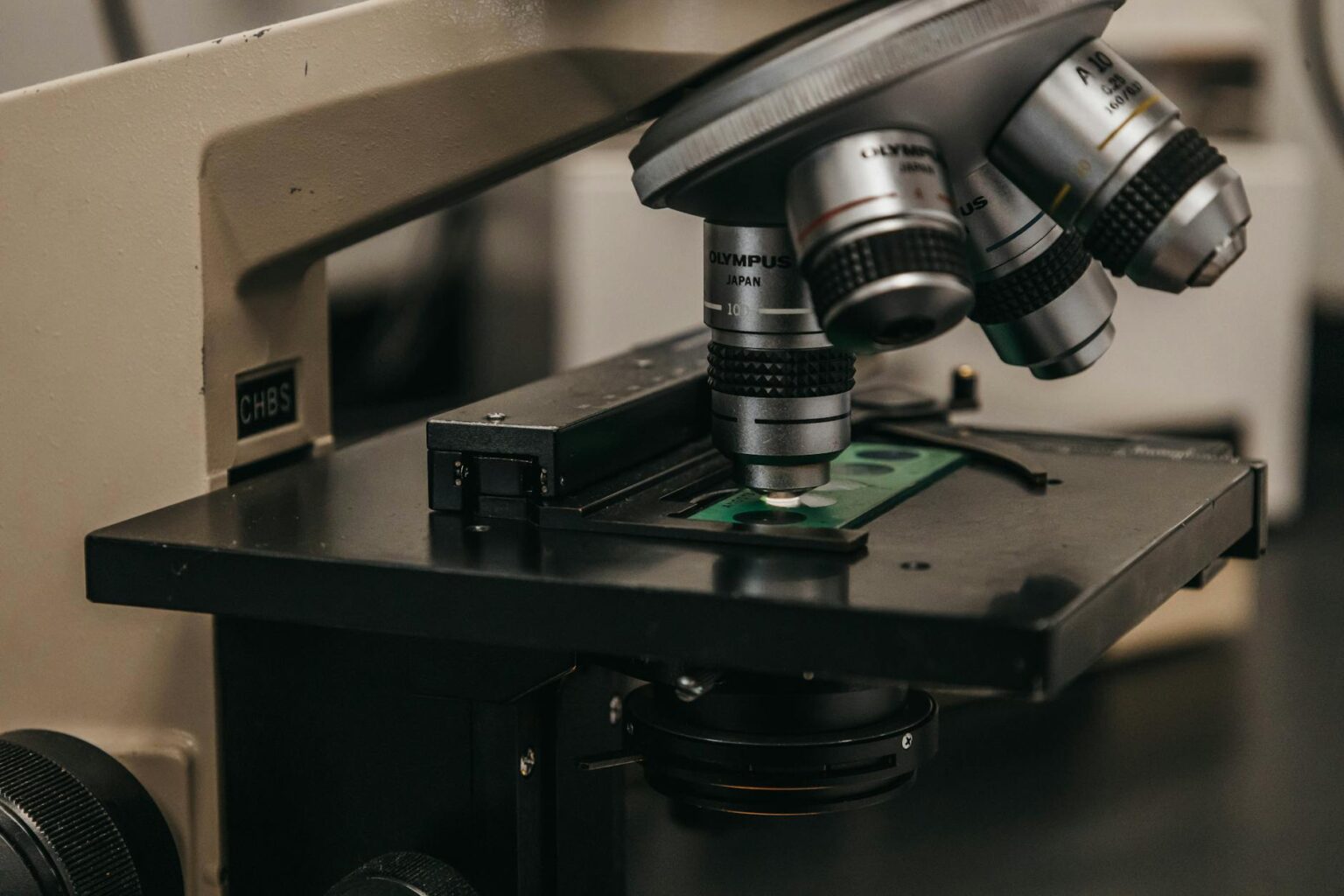 Small-Cap Biotechnology Stocks Lead Healthcare Sector Recovery Scientific laboratory equipment with microscope for biotech research and drug development