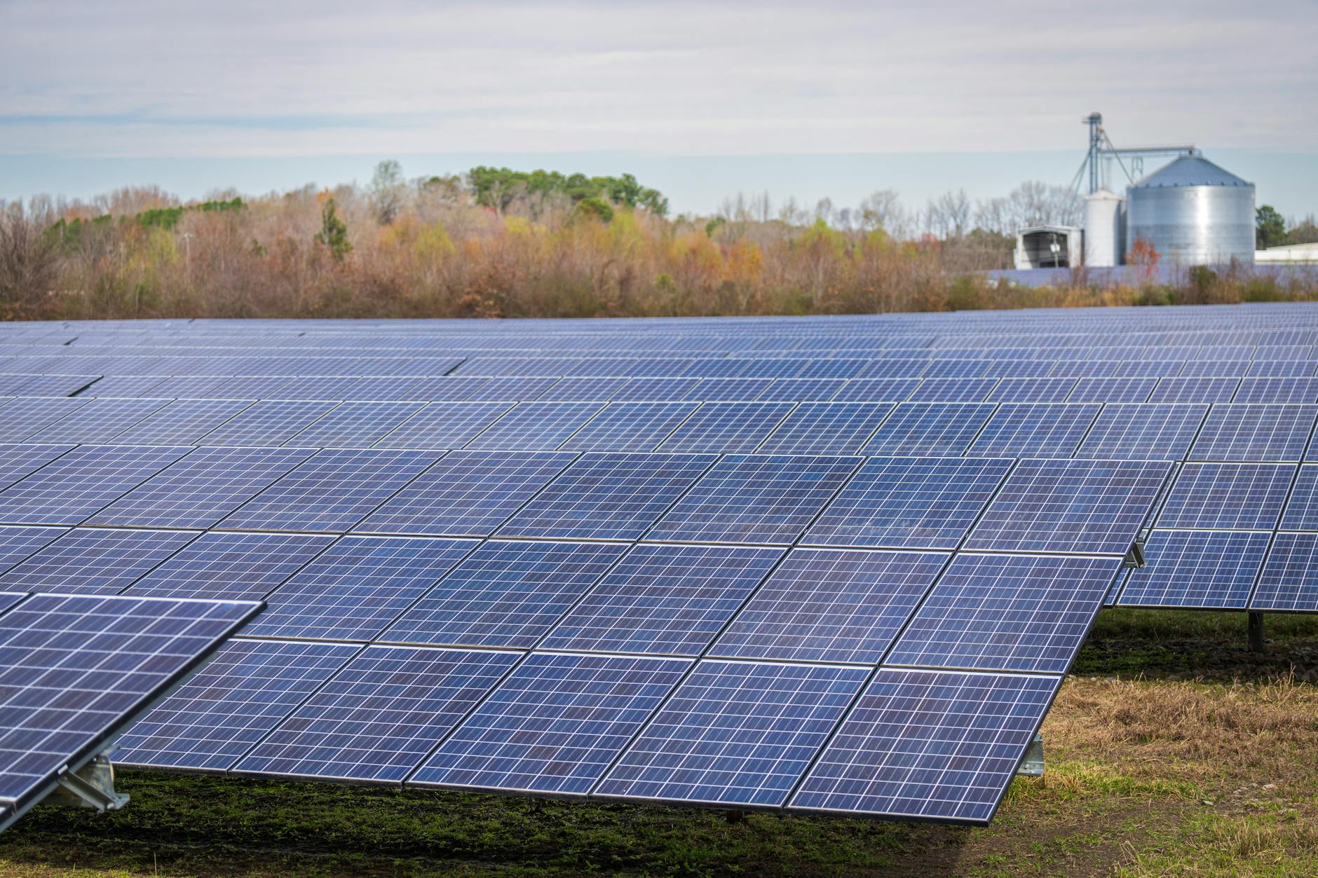 Solar panel installation showing renewable energy infrastructure projects funded by green bonds