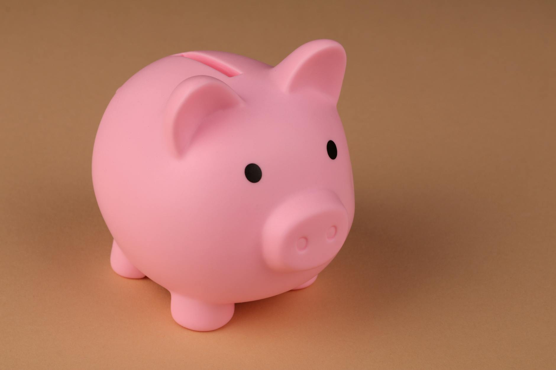 Piggy bank representing retirement savings and financial planning
