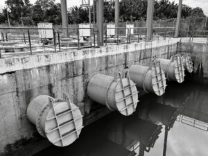 Underground water pipeline infrastructure representing municipal water systems and aging utility networks