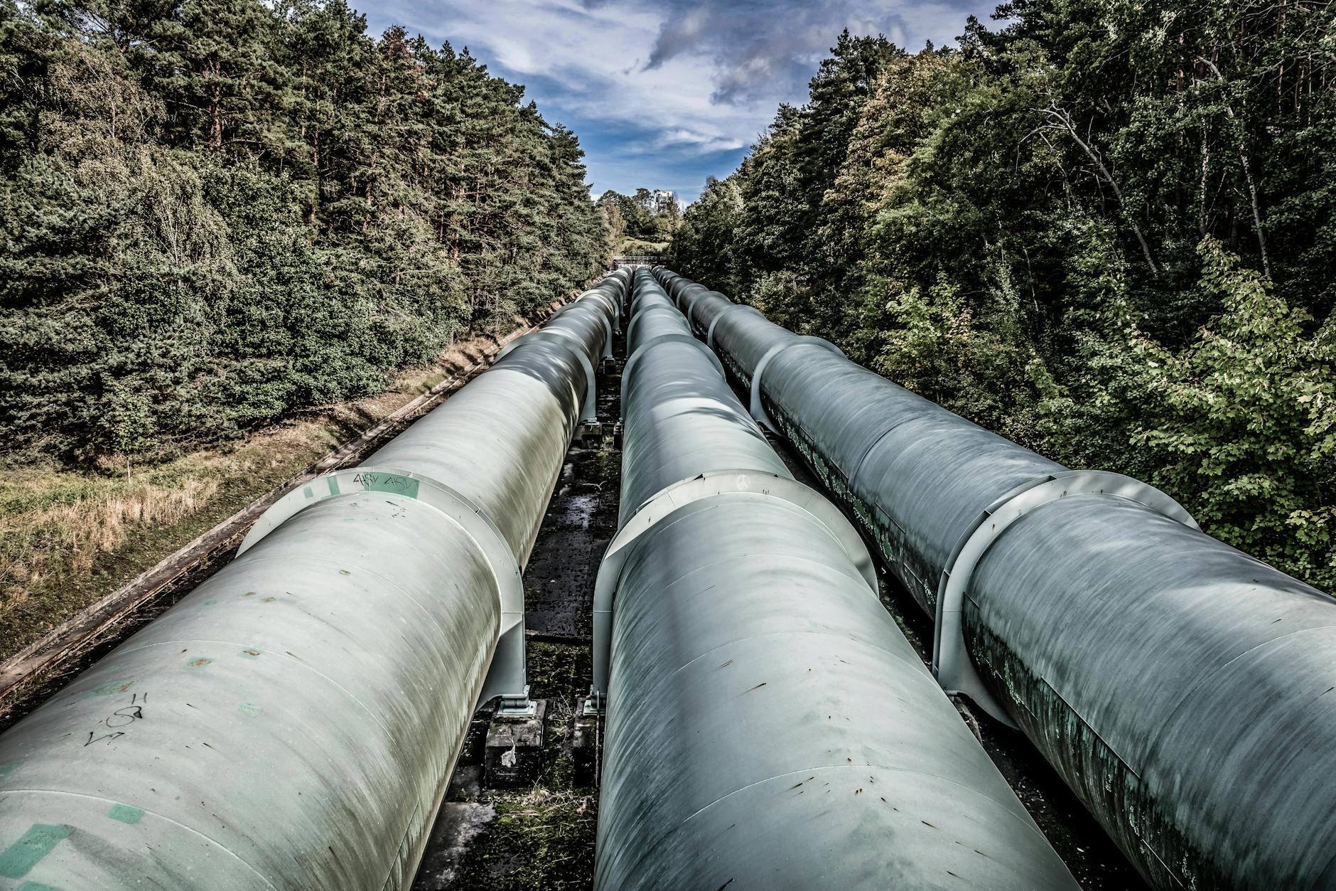Industrial pipeline infrastructure representing real assets fund holdings