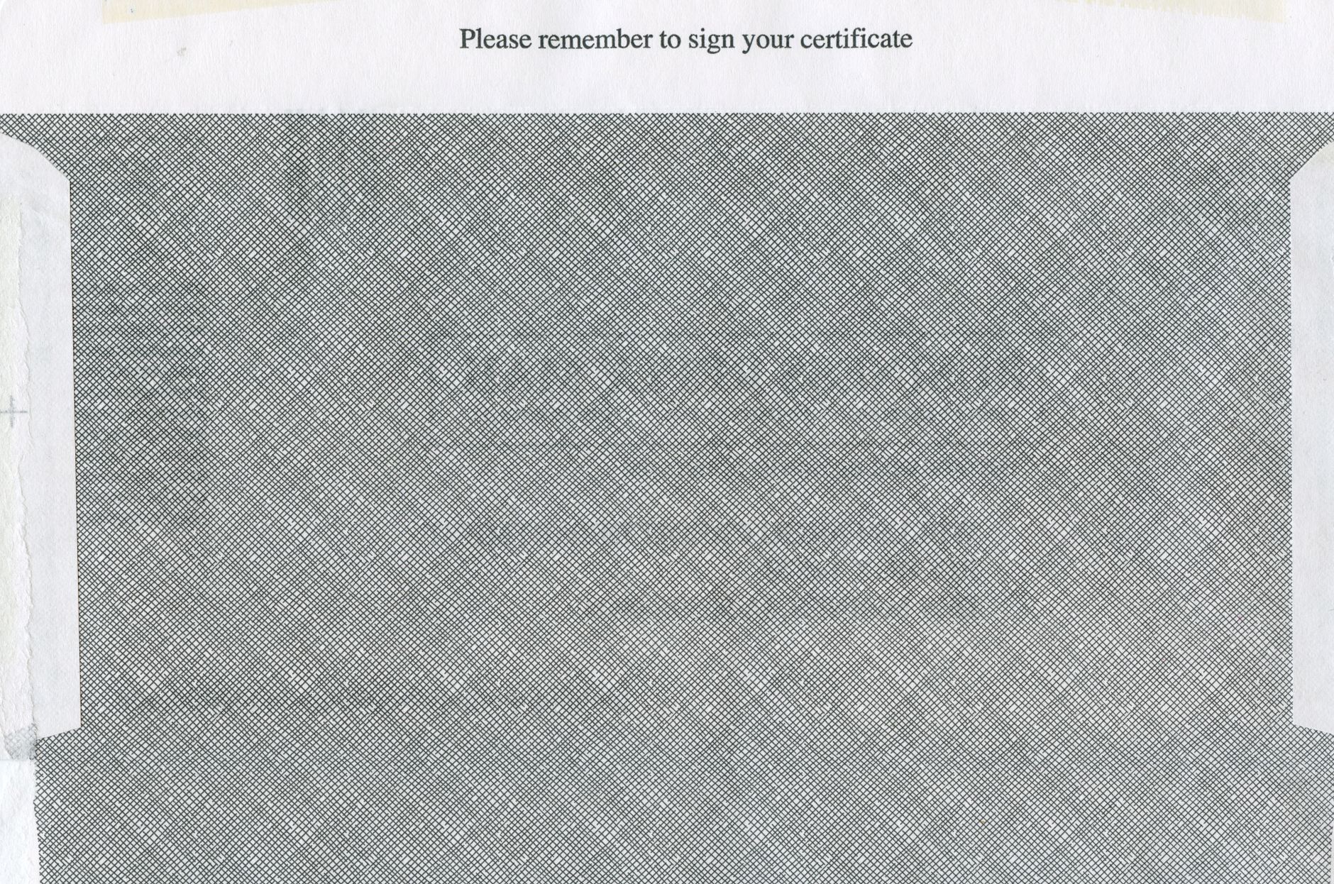 Close-up of financial certificate documents on a table