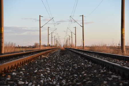 Railroad tracks and infrastructure representing equipment trust certificate financing history