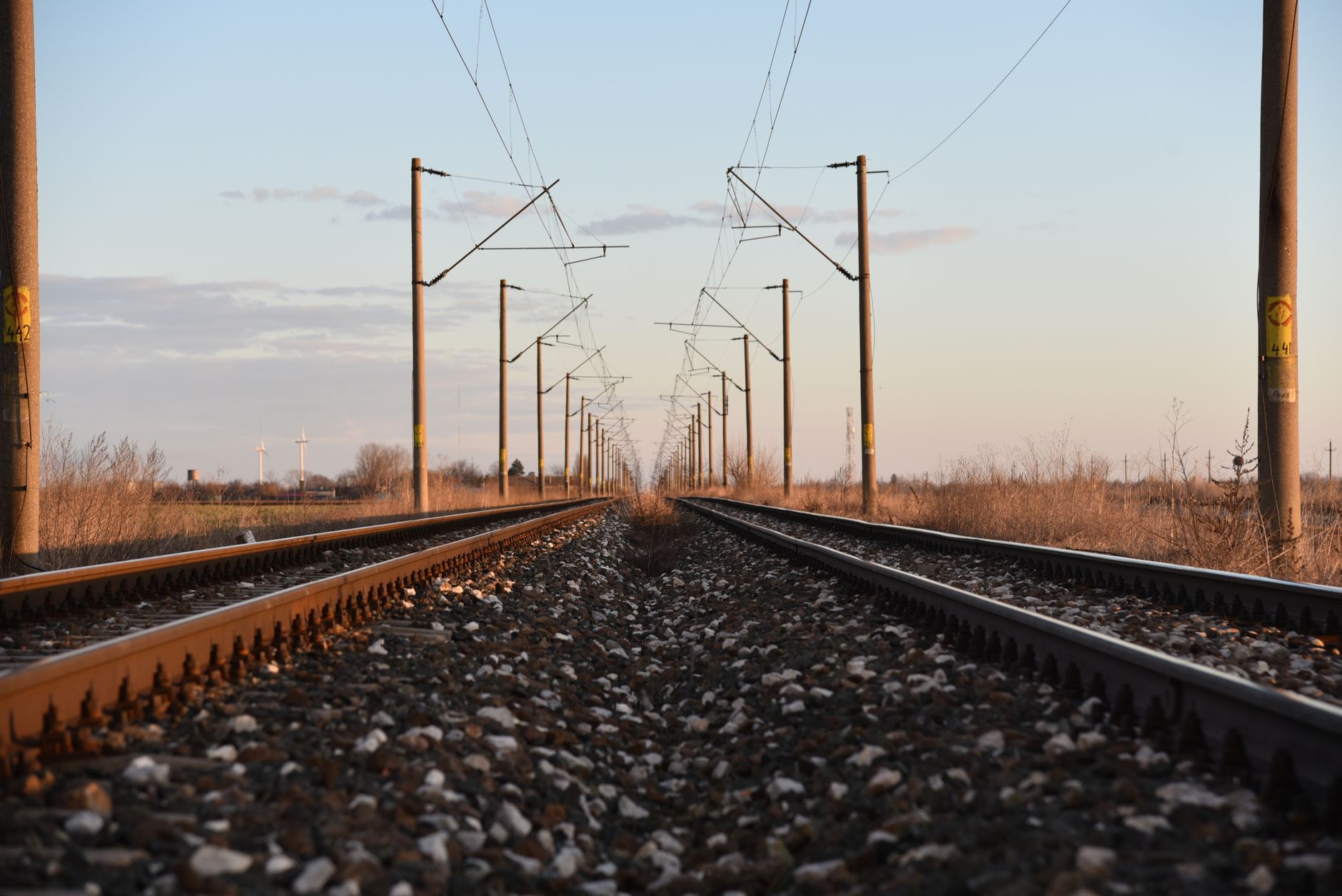 Railroad tracks and infrastructure representing equipment trust certificate financing history