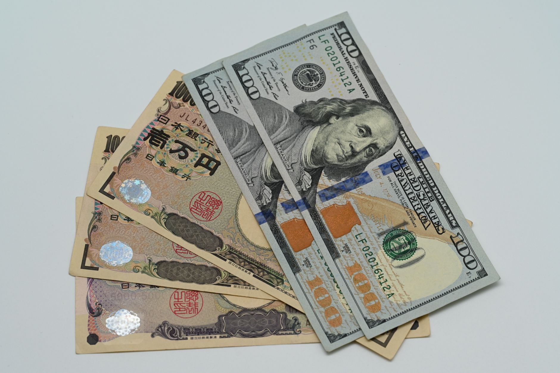 Currency exchange board showing international rates representing dollar weakness and emerging market dynamics