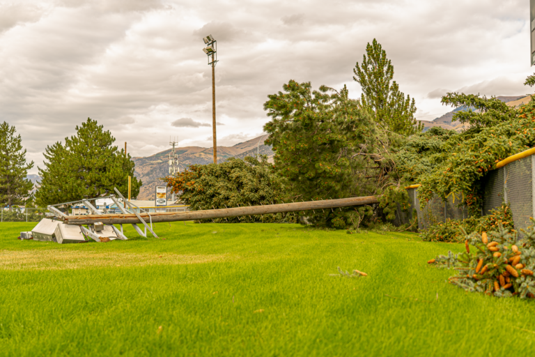 Catastrophe Bond Issuance Surges as Insurers Offload Climate Risk Aerial view of storm damage showing flooded neighborhoods and destroyed infrastructure
