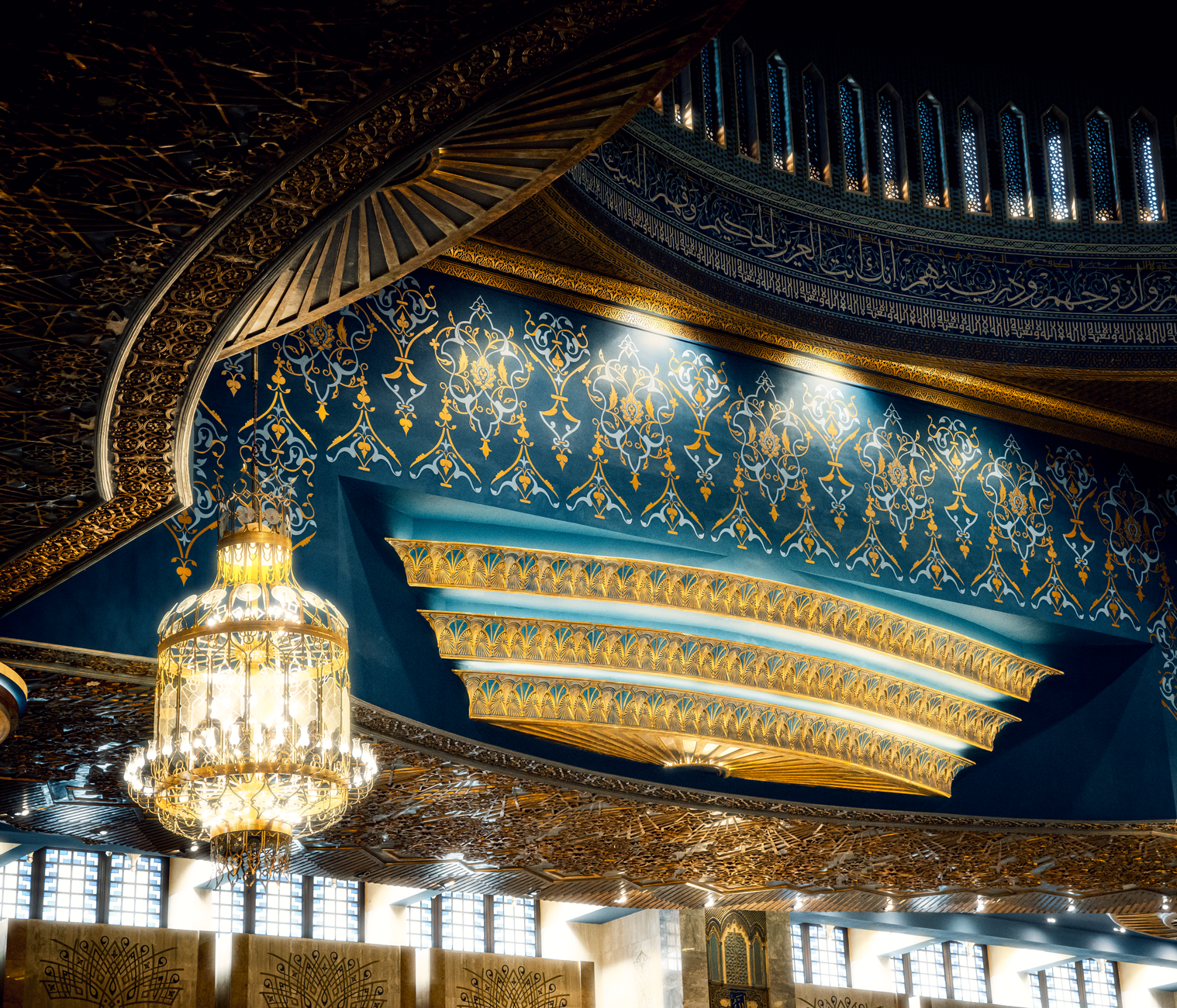 Modern mosque architecture representing Islamic finance principles behind sukuk bonds