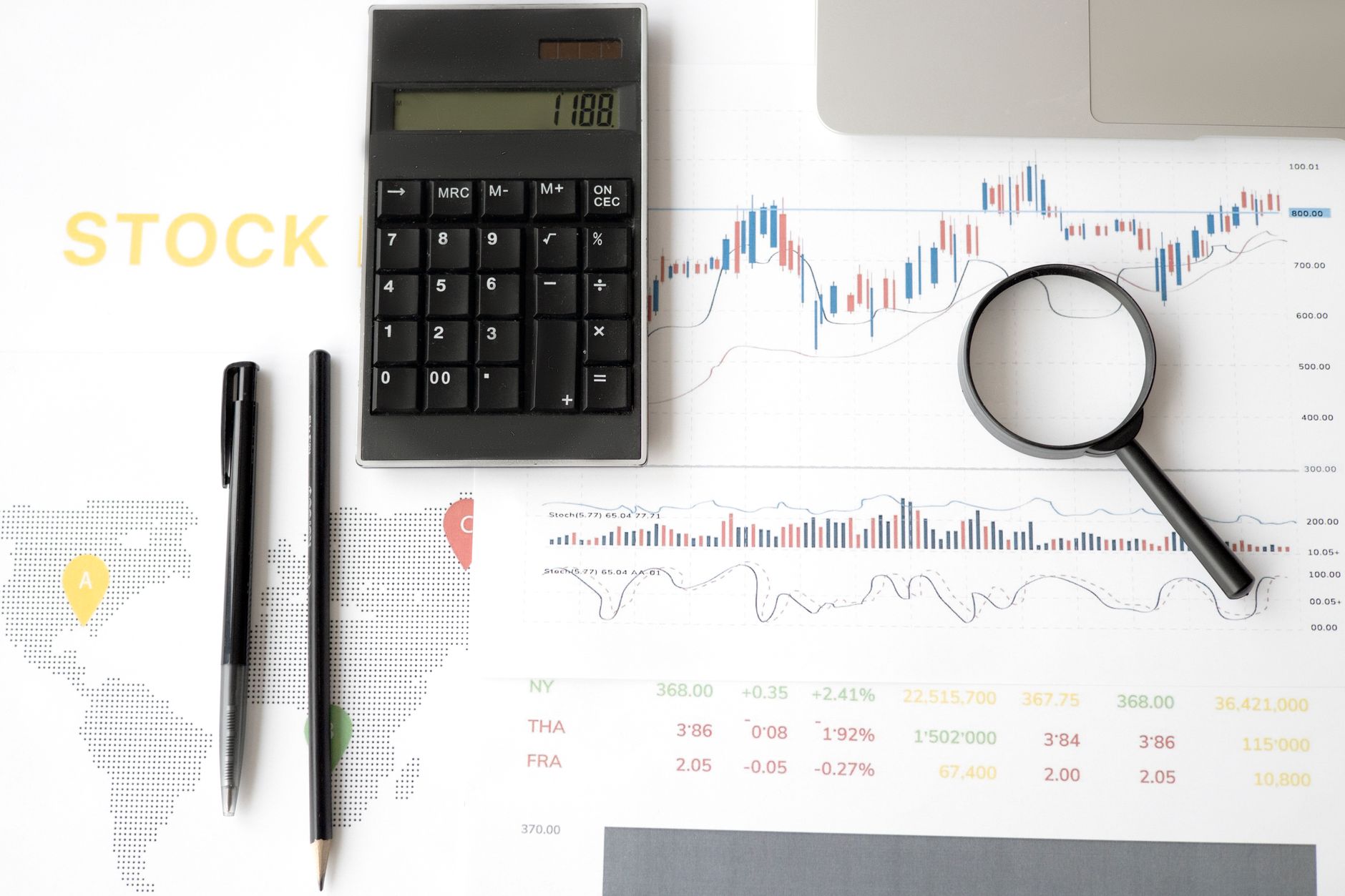 Close-up of interest rate charts and yield curve data on a financial terminal