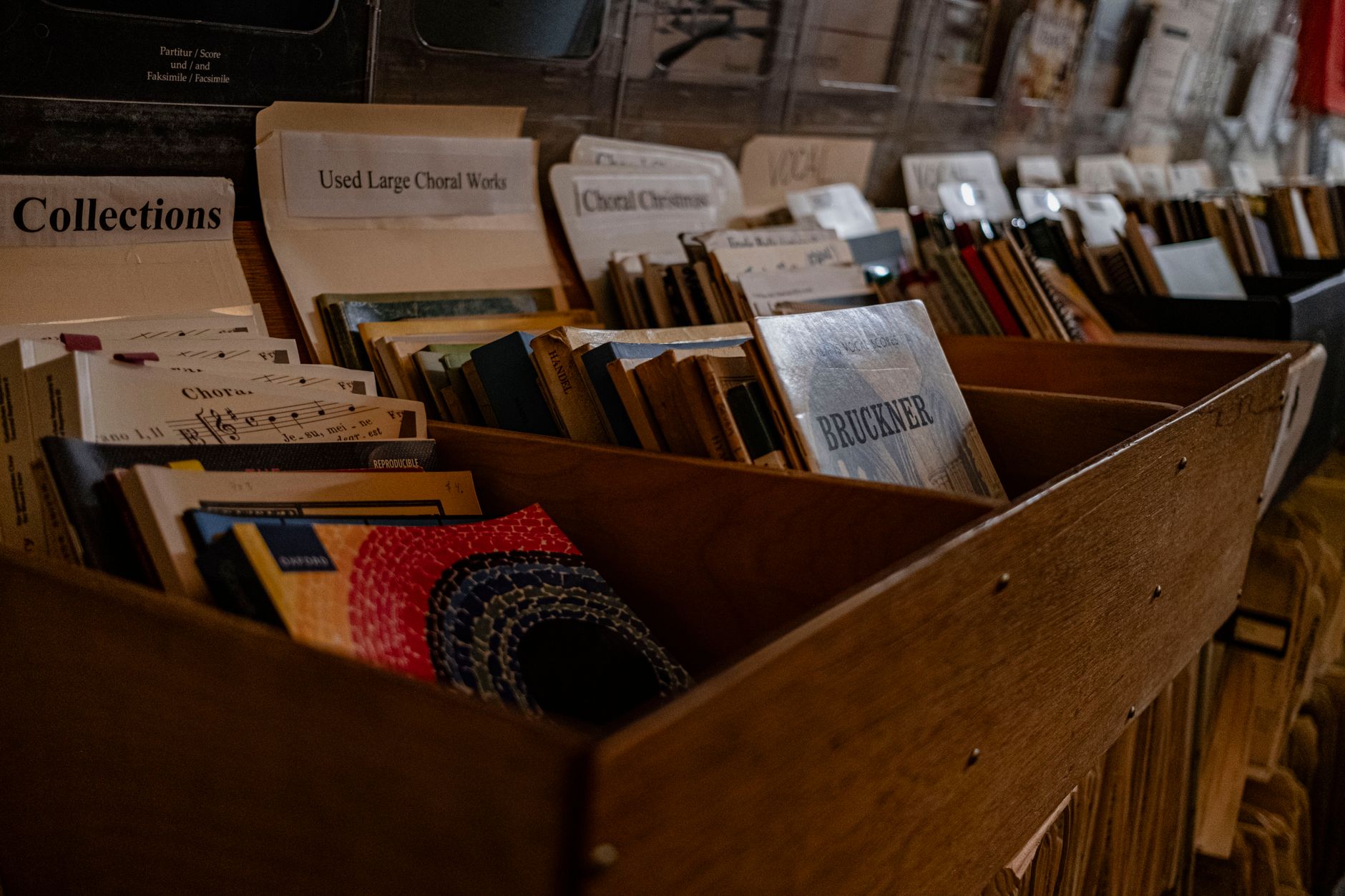 Vinyl records representing music royalty catalog investments