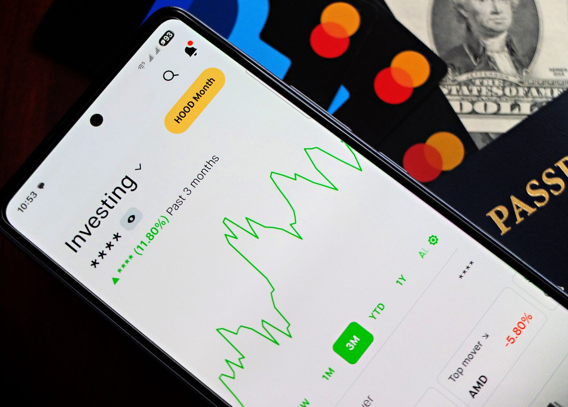 Investor reviewing a short-duration fixed income portfolio on a tablet