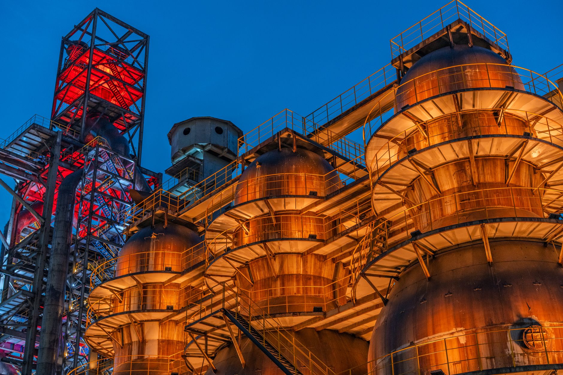 Industrial facility associated with uranium processing and nuclear energy supply chain