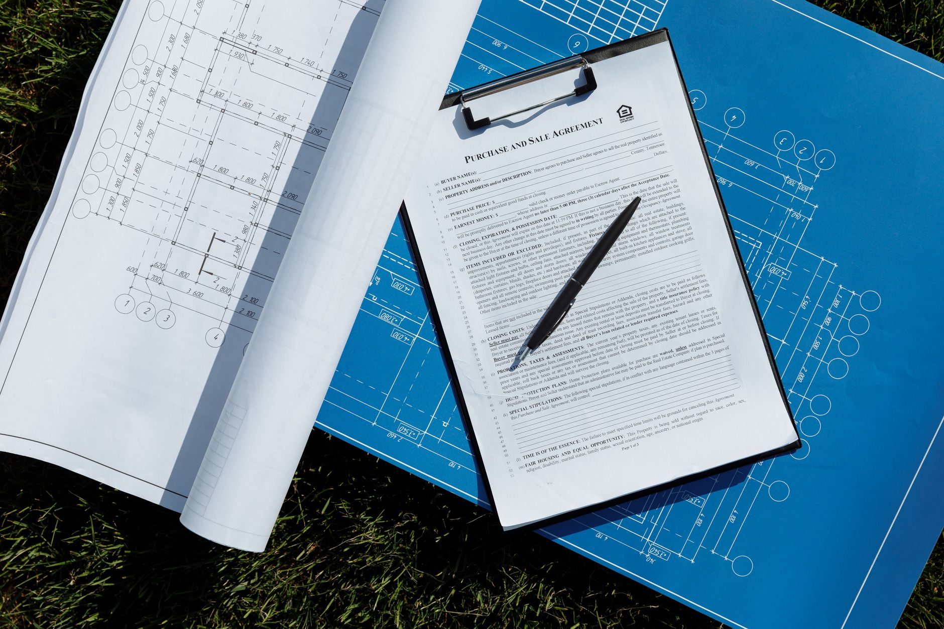 Financial advisor reviewing estate planning documents at a desk