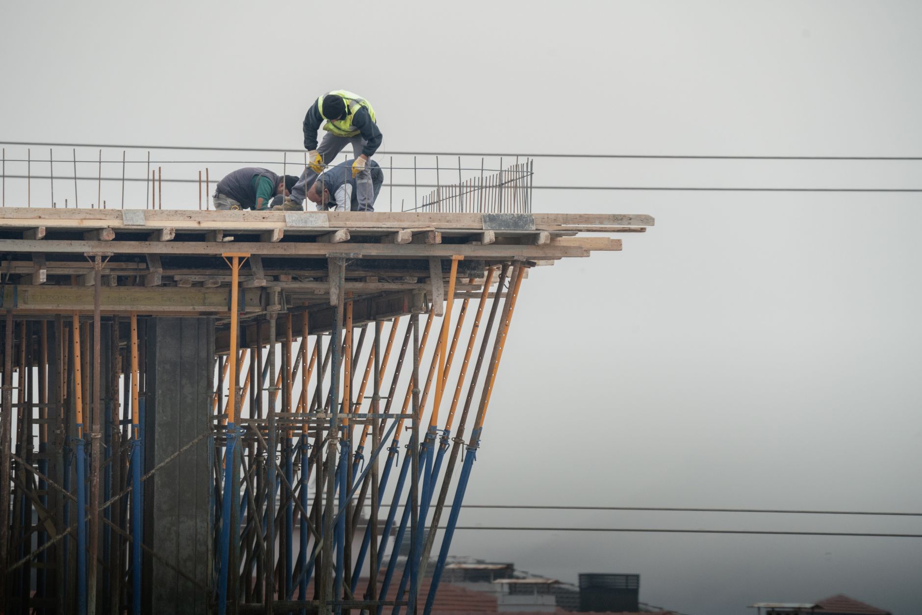 Real estate development project under construction representing bridge loan collateral