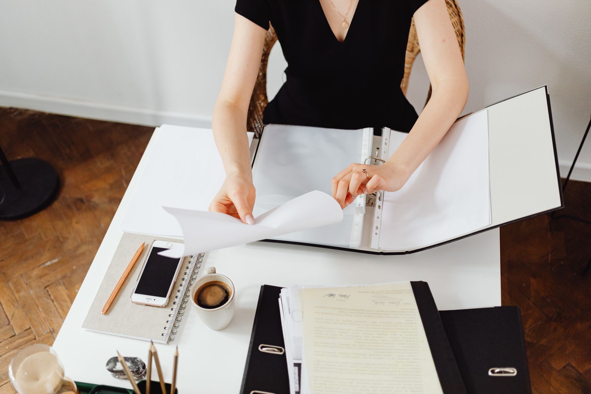 Institutional investor reviewing fixed-income portfolio allocation documents